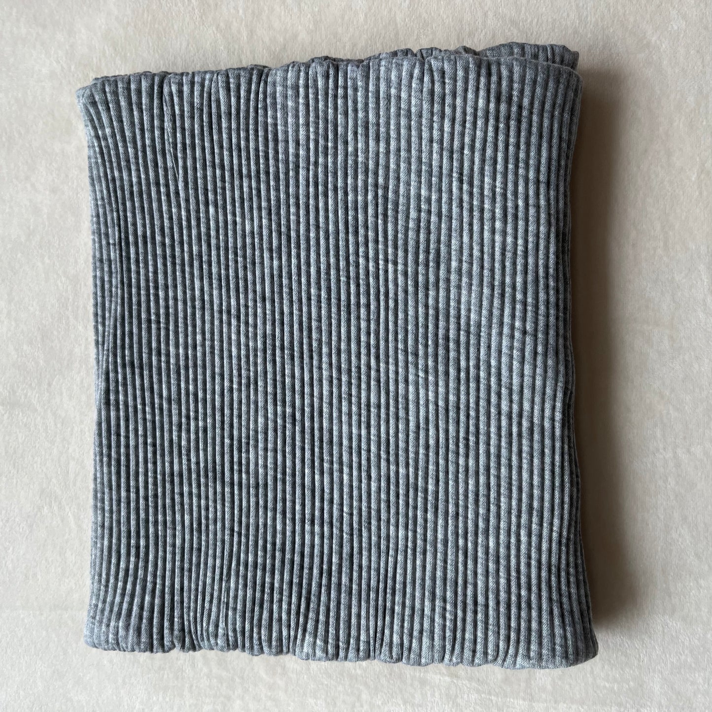 Jersey Crinkle - Heather Grey