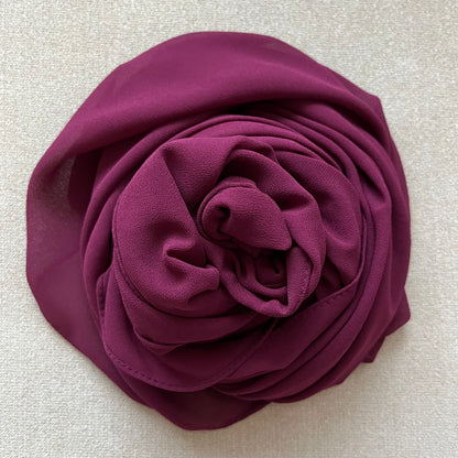 Classic Chiffon - Dark Plum