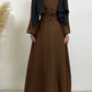 Everyday Abaya | With Belt & Pockets | Chocolate