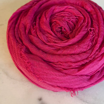 Cotton Crimp - Hot Pink