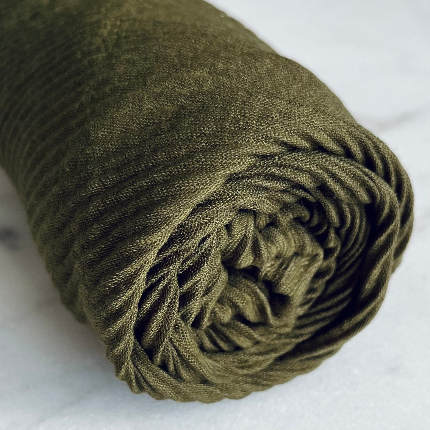 Cotton Crinkle - Olive