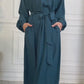 Everyday Abaya | With Belt & Pockets | Dark Sage