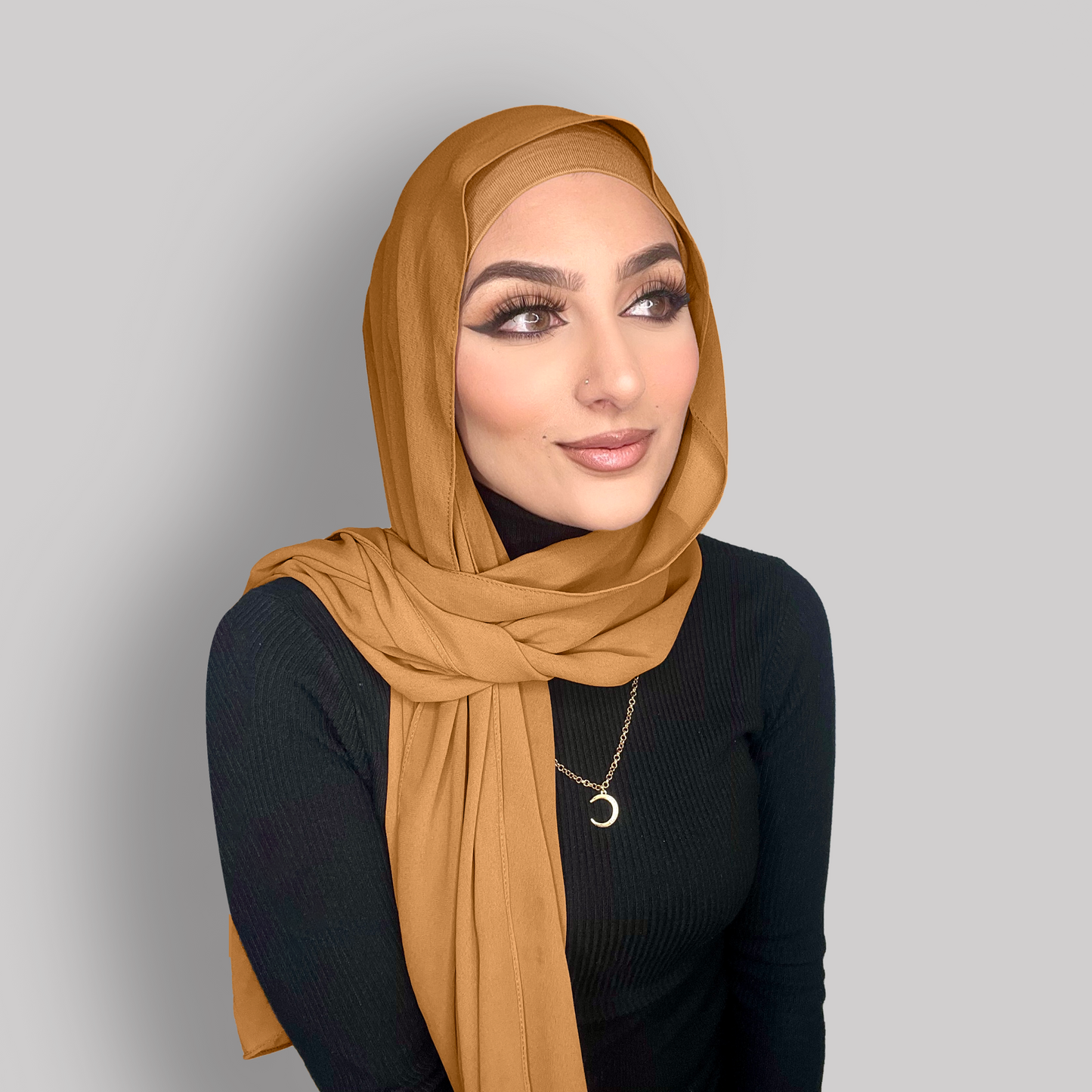 Instant Chiffon Hijab - Ginger