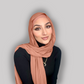 Instant Chiffon Hijab - Salmon Peach